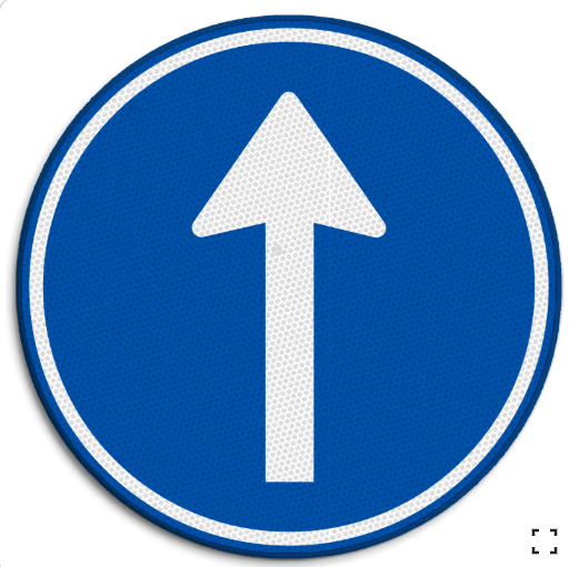 Bij welk verkeersbord mag je niet linksaf slaan?