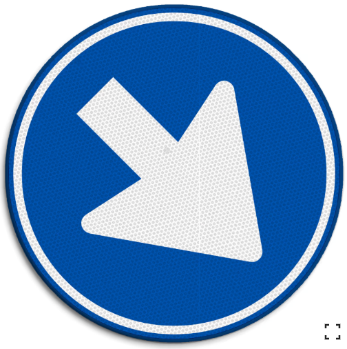 Bij welk verkeersbord mag je niet linksaf slaan?