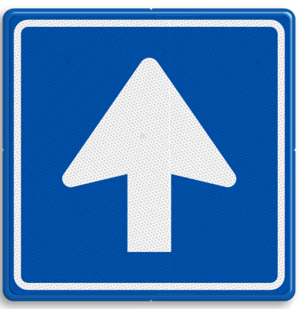 Bij welk verkeersbord mag je niet linksaf slaan?